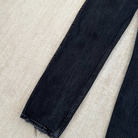 Abercrombie & Fitch High Waisted Dad Jeans Button Fly 26 / 2 Long - Picture 9 of 11